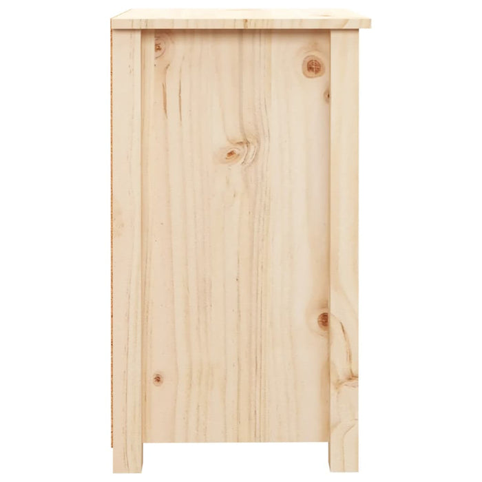 Comodini 2 pz 40x35x61,5 cm in Legno Massello di Pino cod mxl 30939