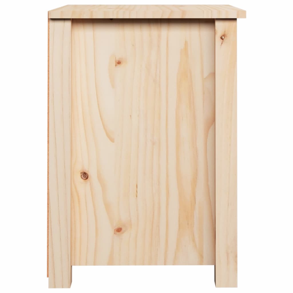 Comodino 40x35x49 cm in Legno Massello di Pino cod mxl 51745