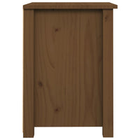 Comodino Miele 40x35x49 cm in Legno Massello di Pino cod mxl 30019