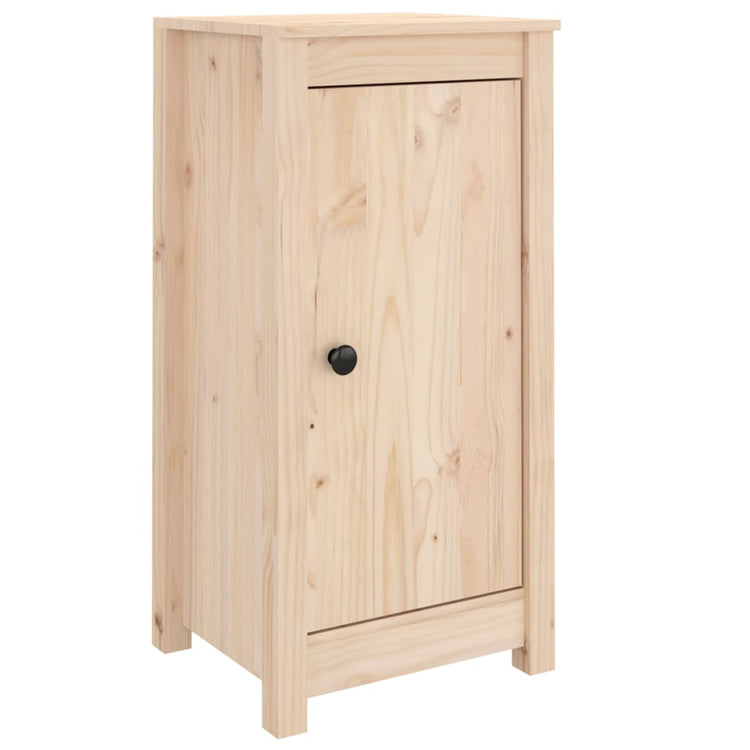 Credenze 2 pz 40x35x80 cm in Legno Massello di Pino