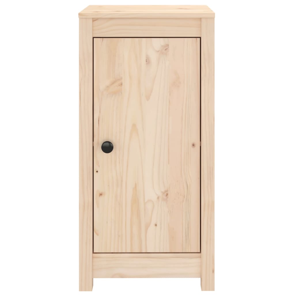 Credenze 2 pz 40x35x80 cm in Legno Massello di Pino