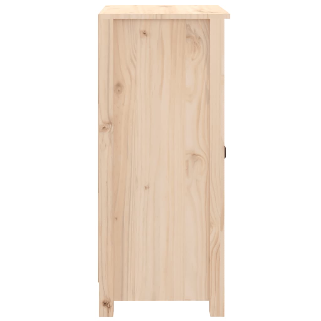 Credenze 2 pz 40x35x80 cm in Legno Massello di Pino