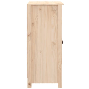 Credenze 2 pz 40x35x80 cm in Legno Massello di Pino