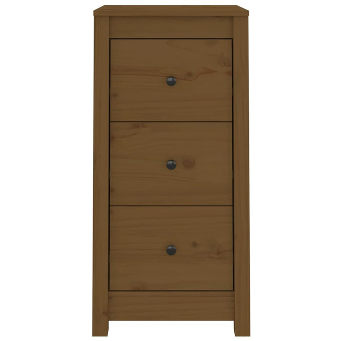 Credenze 2 pz Miele 40x35x80 cm in Legno Massello di Pino cod mxl 22975