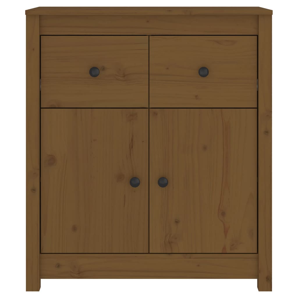 Credenza Miele 70x35x80 cm in Legno Massello di Pino 813752