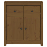 Credenza Miele 70x35x80 cm in Legno Massello di Pino 813752