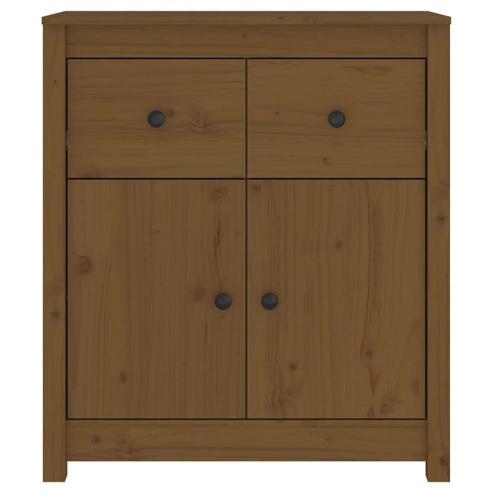 Credenza Miele 70x35x80 cm in Legno Massello di Pino 813752