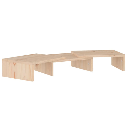 Supporto per Monitor 60x24x10,5 cm in Legno Massello di Pino cod mxl 17458