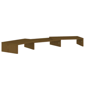 Supporto per Monitor Miele 80x24x10,5 cm Legno Massello di Pino 813942