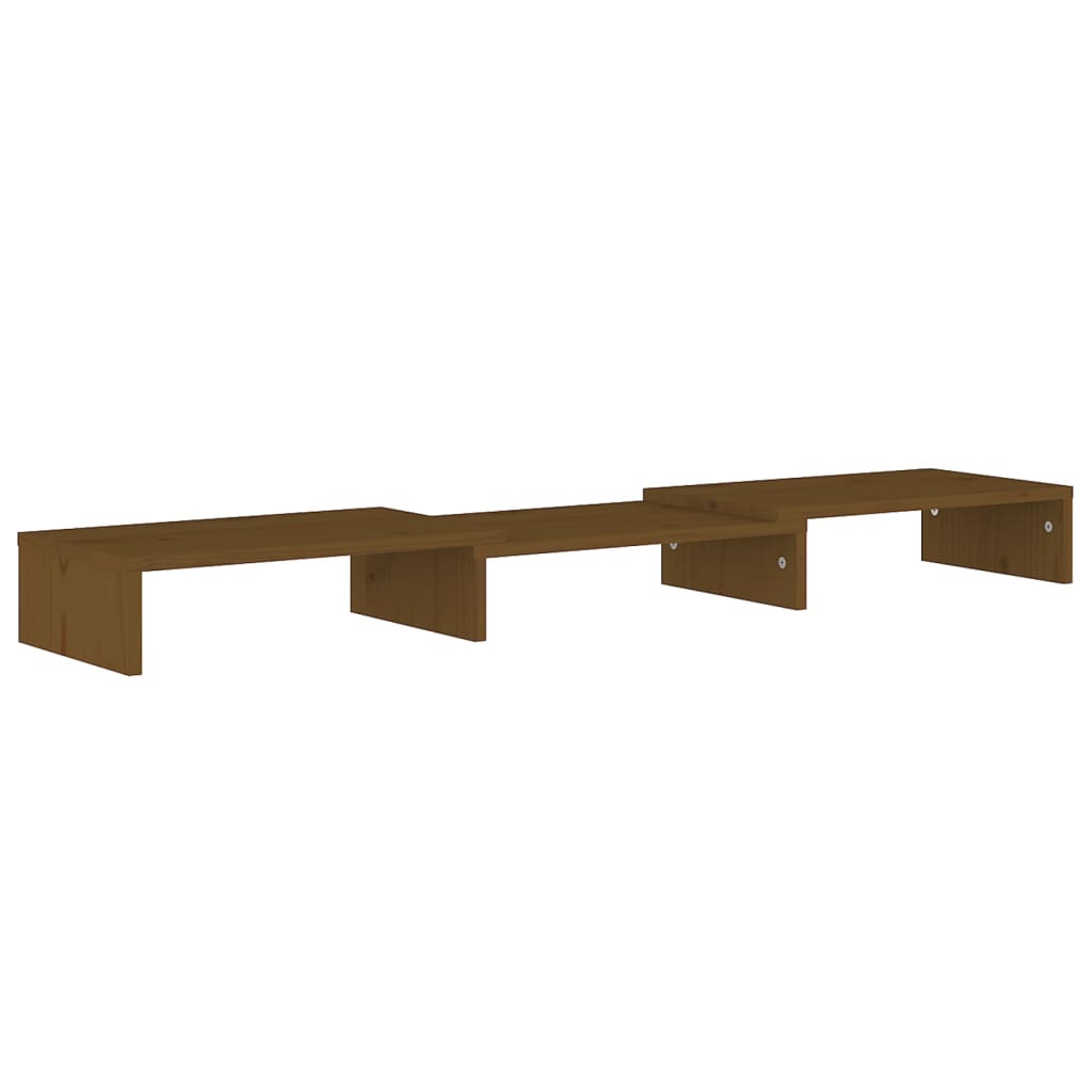 Supporto per Monitor Miele 80x24x10,5 cm Legno Massello di Pino 813942