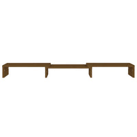 Supporto per Monitor Miele 80x24x10,5 cm Legno Massello di Pino 813942