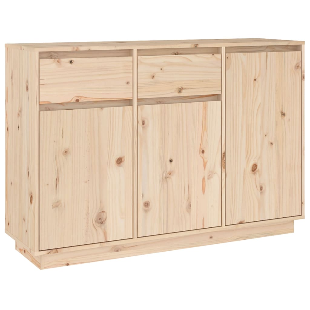 Credenza 110x34x75 cm in Legno Massello di Pino