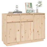 Credenza 110x34x75 cm in Legno Massello di Pino 814329