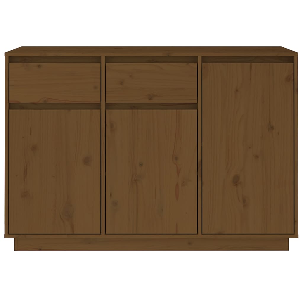 Credenza Miele 110x34x75 cm in Legno Massello di Pino 814332