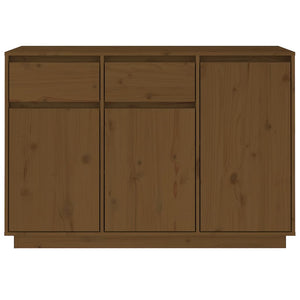 Credenza Miele 110x34x75 cm in Legno Massello di Pino 814332