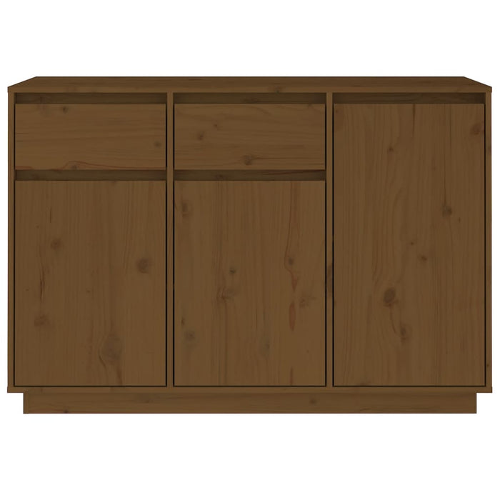 Credenza Miele 110x34x75 cm in Legno Massello di Pino 814332