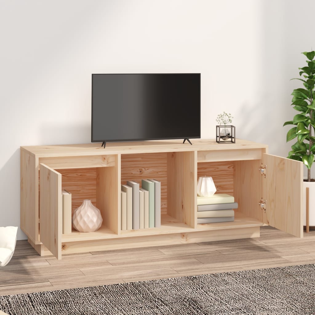 Mobile Porta TV 110,5x35x44 cm in Legno Massello di Pino    cod mxl 19546