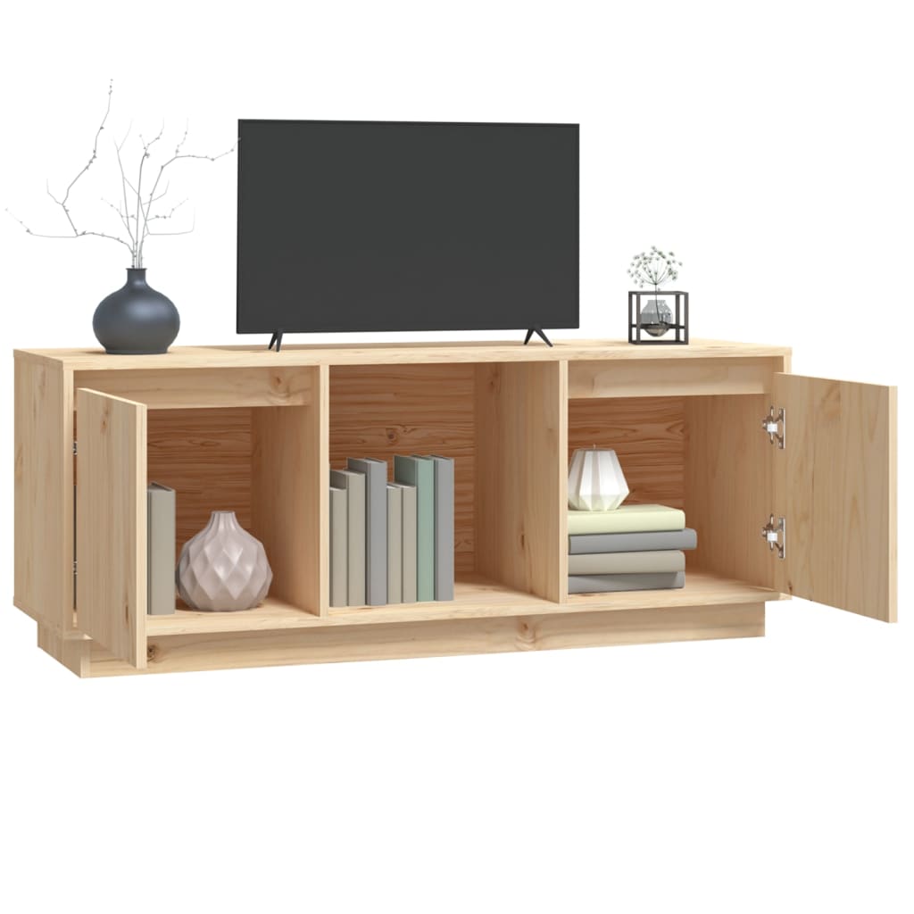 Mobile Porta TV 110,5x35x44 cm in Legno Massello di Pino    cod mxl 19546