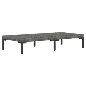 Divani da Giardino 8 pz con Cuscini in Polyrattan Grigio Scuro 3099857