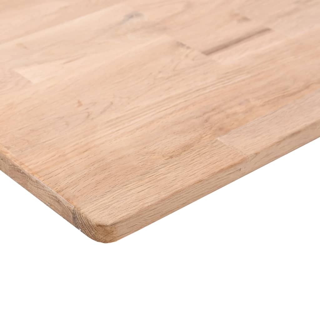 Ripiano 60x20x1,5 cm Legno Massello di Rovere Non Trattato