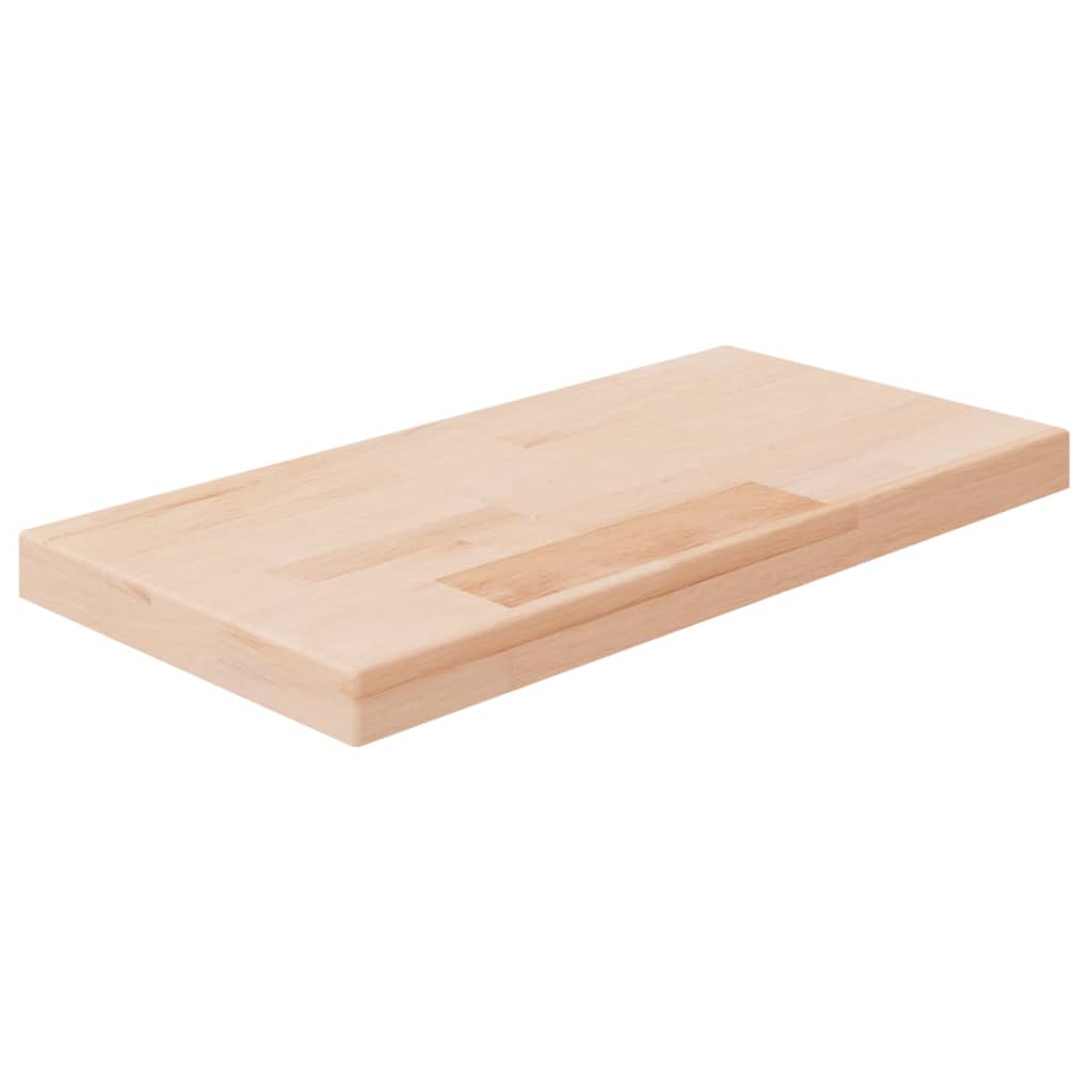 Ripiano 40x20x2,5 cm Legno Massello di Rovere Non Trattato 342934