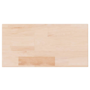 Ripiano 40x20x2,5 cm Legno Massello di Rovere Non Trattato 342934