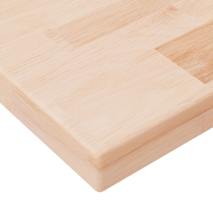 Ripiano 80x20x2,5 cm Legno Massello di Rovere Non Trattato 342936