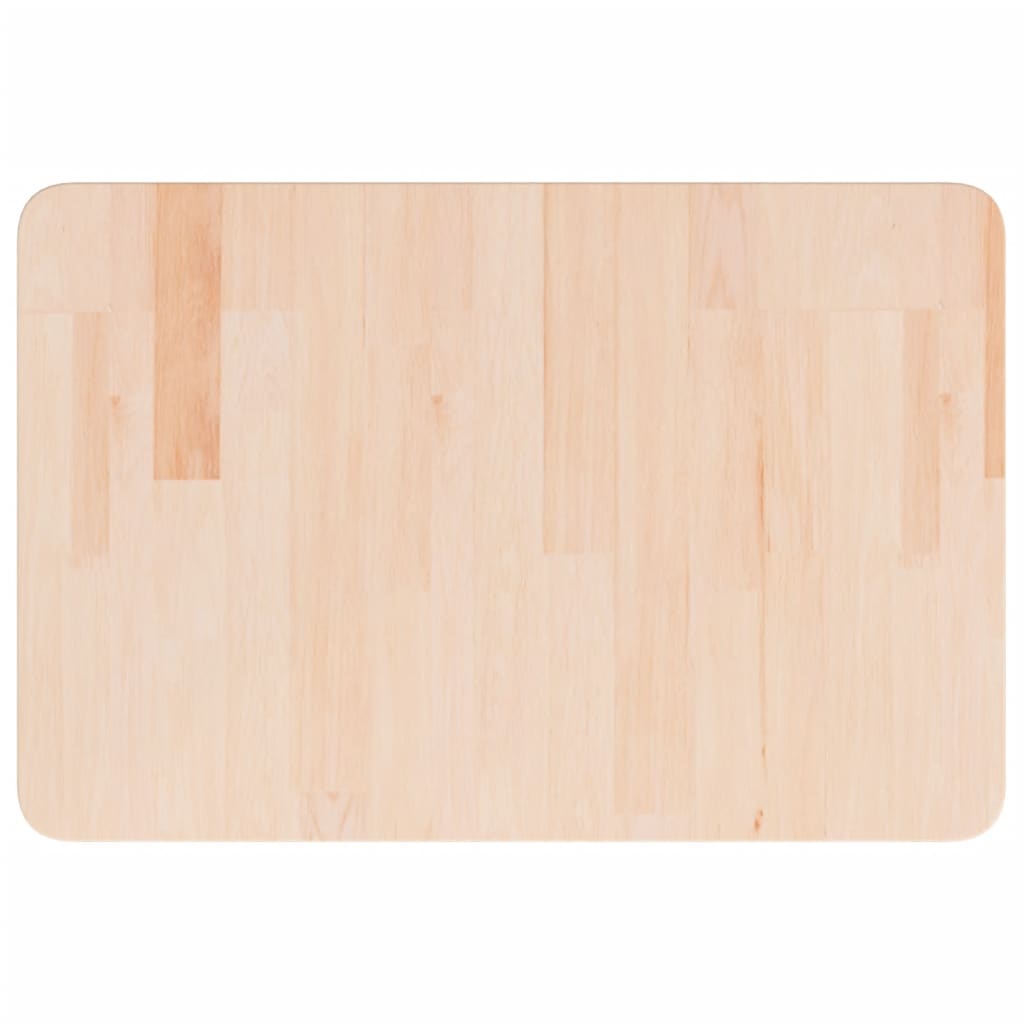 Piano Bagno 60x40x2,5 cm in Legno Massello Non Trattato 342940