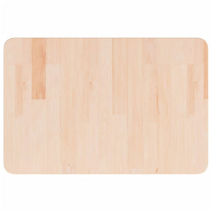 Piano Bagno 60x40x2,5 cm in Legno Massello Non Trattato 342940