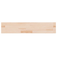 Ripiano 100x20x4 cm Legno Massello di Rovere Non Trattato 342951