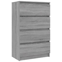 Credenza Grigio Sonoma 60x35x98,5 cm in Legno Multistrato cod mxl 11631