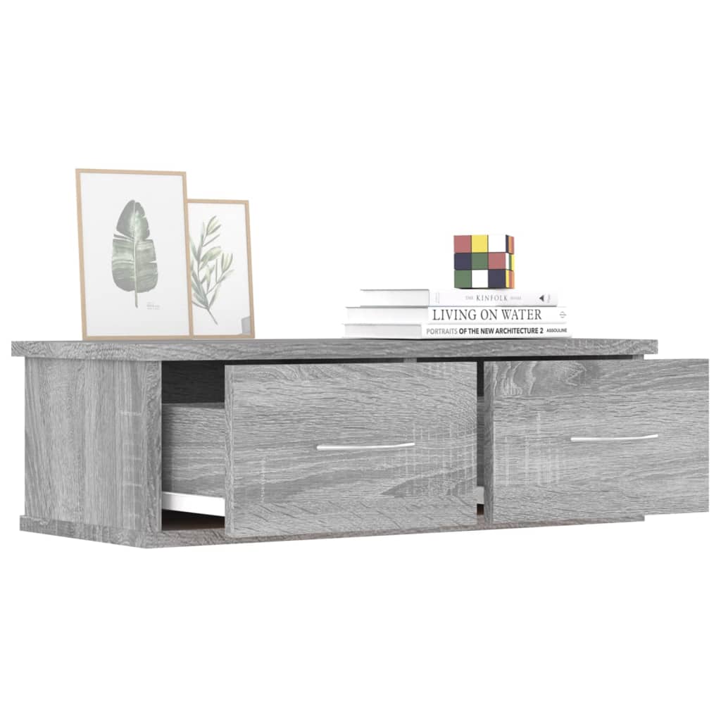 Libreria Grigio Sonoma 60x26x18,5cm in Legno Ingegnerizzato 815079