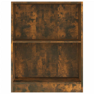 Libreria Rovere Fumo 60x24x74,5 cm in Legno Multistrato