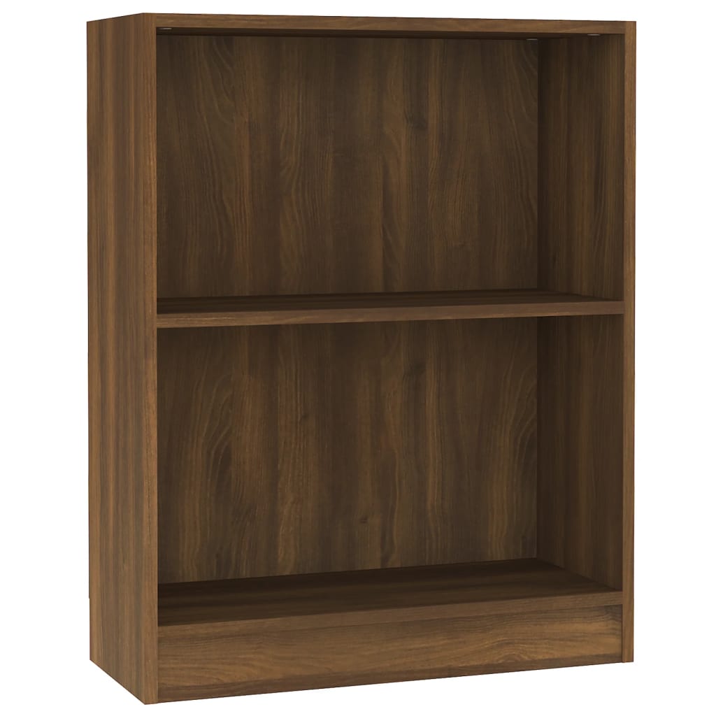 Libreria Rovere Marrone 60x24x74,5 cm in Legno Multistrato