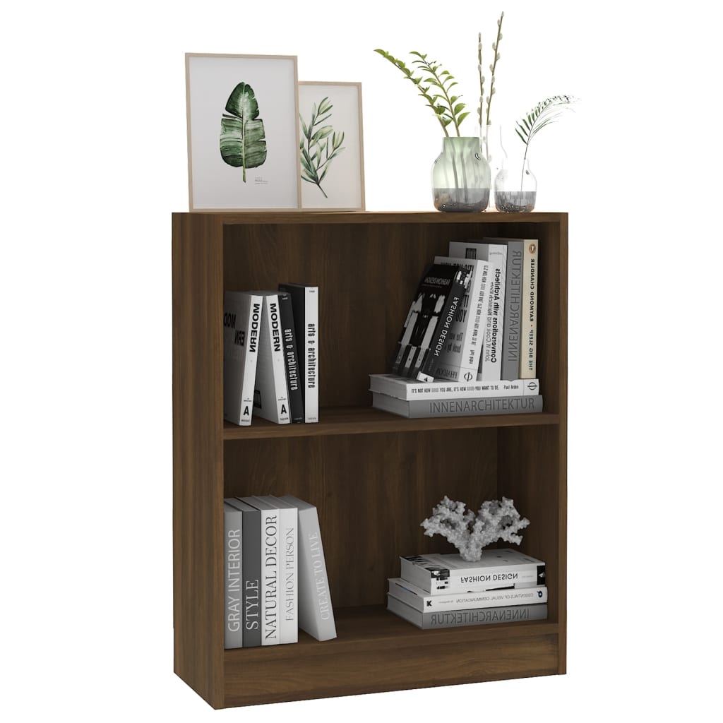 Libreria Rovere Marrone 60x24x74,5 cm in Legno Multistrato 815086