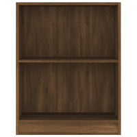 Libreria Rovere Marrone 60x24x74,5 cm in Legno Multistrato 815086