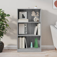 Libreria Grigio Sonoma 60x24x109 cm in Legno Ingegnerizzato cod mxl 17671