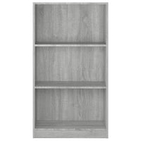 Libreria Grigio Sonoma 60x24x109 cm in Legno Ingegnerizzato cod mxl 17671