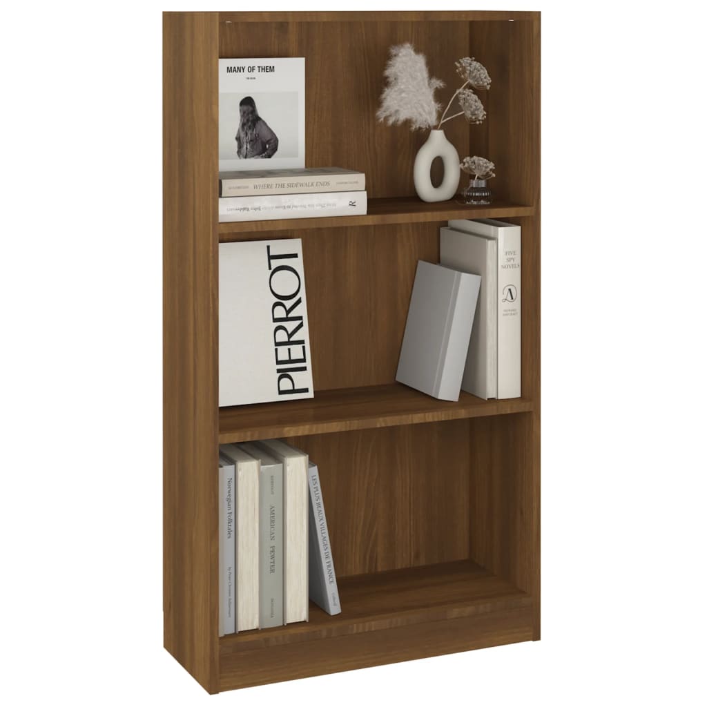 Libreria Rovere Marrone 60x24x109 cm in Legno Ingegnerizzato cod mxl 17670