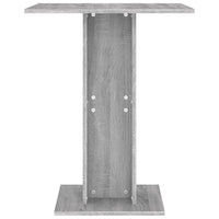 Tavolo da Bistrot Grigio Sonoma 60x60x75 cm Legno Multistrato cod mxl 13979