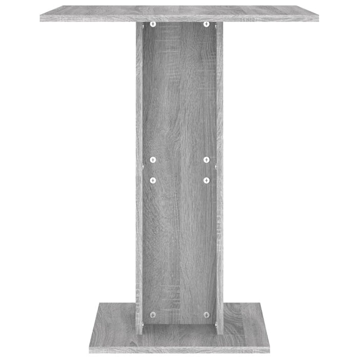 Tavolo da Bistrot Grigio Sonoma 60x60x75 cm Legno Multistrato cod mxl 13979