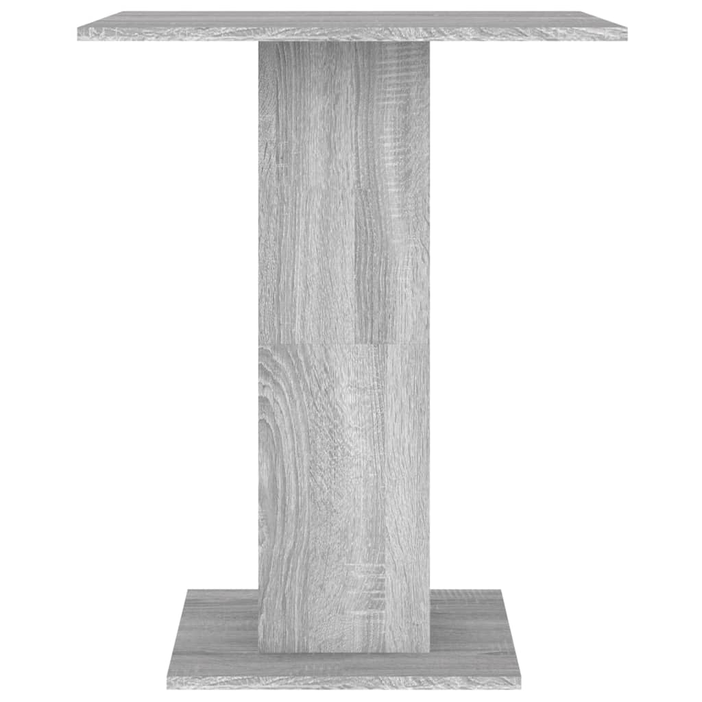 Tavolo da Bistrot Grigio Sonoma 60x60x75 cm Legno Multistrato cod mxl 13979