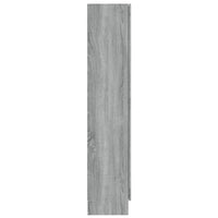 Mobile Vetrina Grigio Sonoma 82,5x30,5x150 cm Legno Multistrato 815118