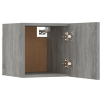 Armadietti TV Montati a Parete Grigio Sonoma 30,5x30x30 cm cod mxl 22758