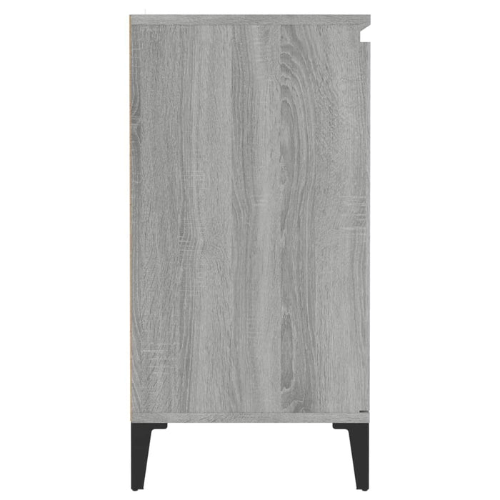 Credenza Grigio Sonoma 60x35x70 cm in Legno Ingegnerizzato cod mxl 25452