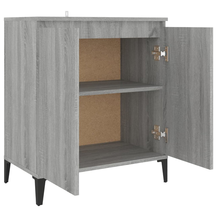 Credenza Grigio Sonoma 60x35x70 cm in Legno Ingegnerizzato cod mxl 25452