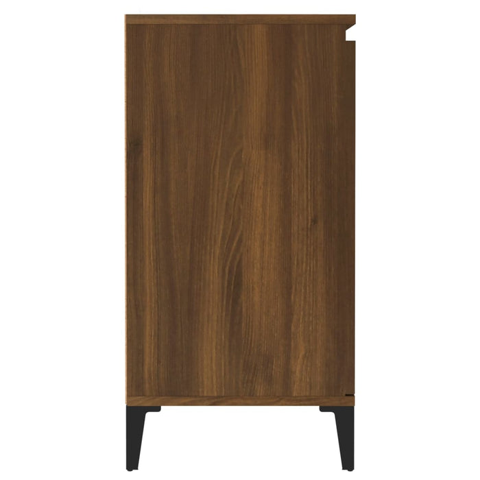 Credenza Rovere Marrone 60x35x70 cm in Legno Ingegnerizzato 815161