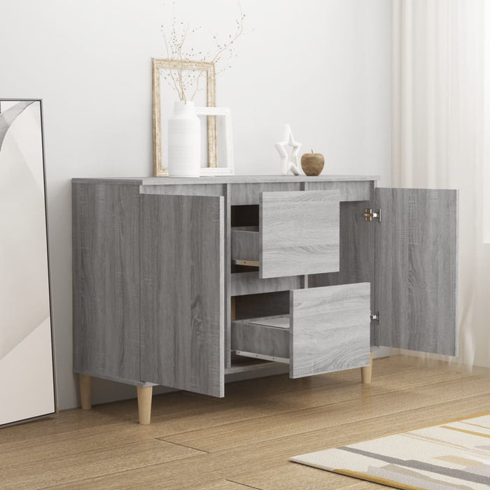 Credenza Grigio Sonoma 103,5x35x70 cm in Legno Ingegnerizzato cod mxl 65661