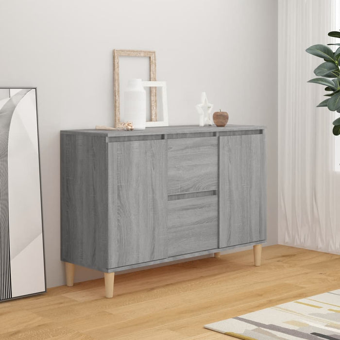 Credenza Grigio Sonoma 103,5x35x70 cm in Legno Ingegnerizzato cod mxl 65661