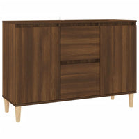 Credenza Rovere Marrone 103,5x35x70 cm in Legno Ingegnerizzato 815164